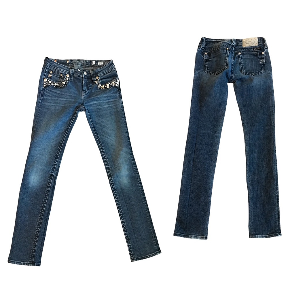 Miss me skinny jean, JK724952x Sz 14, medium blue